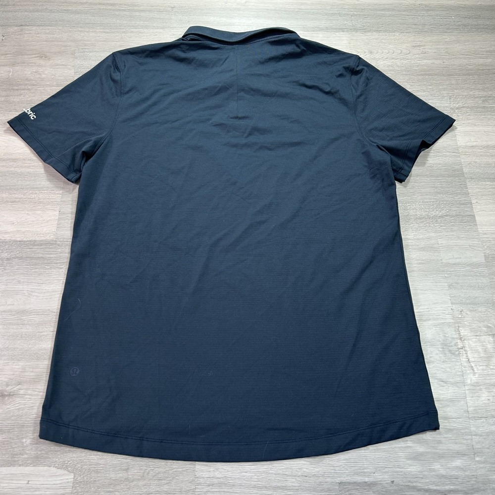 lululemon athletica Men's Dark Navy Polo Shirt - Picture 2 of 10